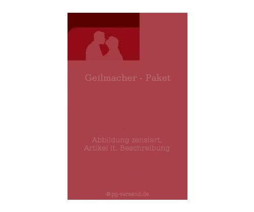 Preisvergleich Produktbild Geilmacher-Paket