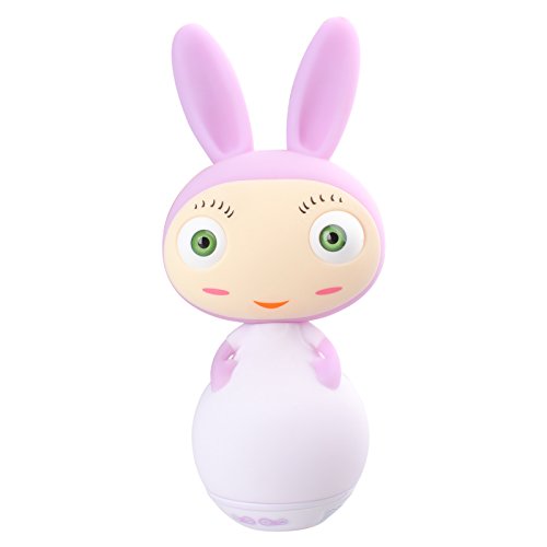 Preisvergleich Produktbild Kinder-Nachtlicht, Aquiver LED Farbwechselleuchte für Kinder mit eingebautem Lautsprecher für Early-Education, 4GB TF-Karte, USB-Aufladung, Lila