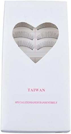 Nuohan 10 Pair Cotton Thread Handmade False Eyelashes Simulation Cross Natural Bare Makeup