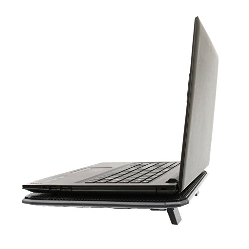Luefter Kuehler Cooling Pad Stand Kuehler USB-Kabel Fuer Laptop-PC Notebook Schwarz - 9