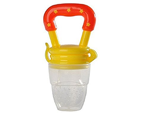 Hosaire Baby Schnuller Kinder Beruhigungssauger Kreativ Silikon Schnuller für 6-18M Mädchen,Junge(gelb) - 2