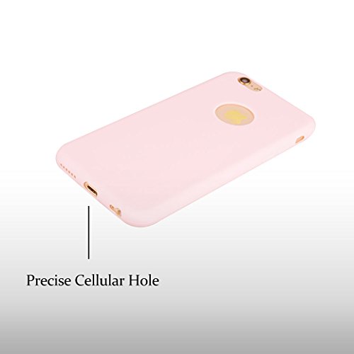 Funda Silicona para iPhone 6 6S AllDo Carcasa Protectora Suave Funda Flexible Ligero Soft TPU Gel Case Cover Carcasa Ultra Delgado Caja de Dise o Simple Funda Color S lido Carcasa Anti Rasgu os Anti Choque - Rosado Funda Silicona para iPhone 6 6S AllDo Carcasa Protectora Suave Funda Flexible Ligero Soft TPU Gel Case Cover Carcasa Ultra Delgado Caja de Dise o Simple Funda Color S lido Carcasa Anti Rasgu os Anti Choque - Rosado
