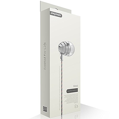 Preisvergleich Produktbild Metal Super Bass Ohrhörer iMyMax (grau)