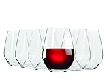 Spülmaschinenfest Maxwell & Williams 540 ml Vino ohne Stiel rot Wein Glas, Set von 6