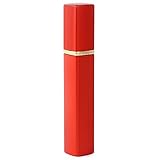 FACILLA® Perfume Bottle 12ml Aluminium Compact Perfume Aftershave Atomiser Refillable Atomizer Fragrance Glass Scent-bottle Portable for Travel Handbag
