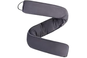 ‎MY OLI My OLi 91cm Untertür Zugluftstopper Heavy Duty Türzugblocker Geräusch Staub Windstopper Schalldichter Energiesparer Zugluft Schutz für Türen und Fenster,Dunkelgrau