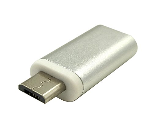 maxhood USB 3.1 Typ C Adapter, 1 Pack usb-c Buchse auf Micro-USB-Stecker laden & Sync Daten Konverter Adapter Stecker Typ C Gerät auf Micro USB Gerät (usb-c FM/MicroUSB M) - 4