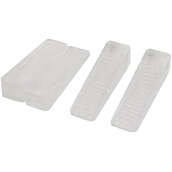 Fermaporta INSPIRE DS43 in PVC trasparente Opaco 4 x H 0.8 cm, 4