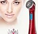 Denshine 5In1 New Type 3 Color Photon 3Mhz Ultrasonic Galvanic Ion Skin Care Massager Beauty Device Red UK Plug BS