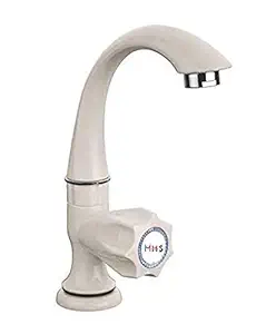 MHS PVC Swan Neck Tap Table Mounted with Foam Flow for Kitchen/Bathroom Wash Basins