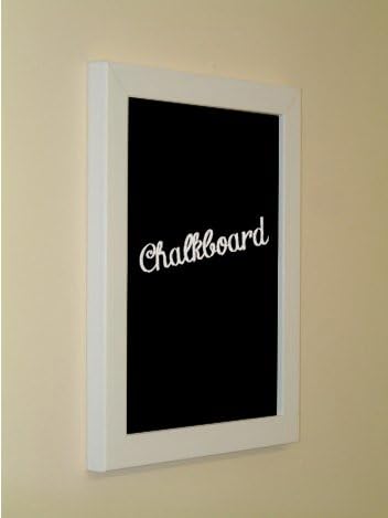 H7 White Framed Chalkboard 16"x12"
