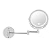 Produktbild Mauer Montiert Makeup Spiegel Mit LED Licht 10X Vergrößerung 7 Zoll Doppelseitige Schwenk Erweiterbar Rund USB Ladegerät Touch Dimming Vanity Rasierspiegel Für Bath Spa Und Hotel WENNIU