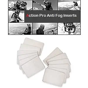 Action Pro Anti-Fog Inserts 12 Pcs Reusable Moisture Absorbing/Defogging Removing Strips, Compatible with Underwater Dive Housings,GOPRO, SJCam, Xiaomi Yi, EKEN Action Camera