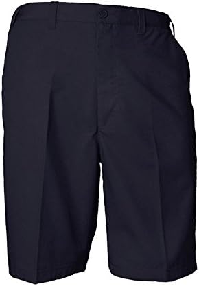 Classic Summer Shorts Self Side Adjusting Exapandable Waist W32 to W54 (44, NAVY)