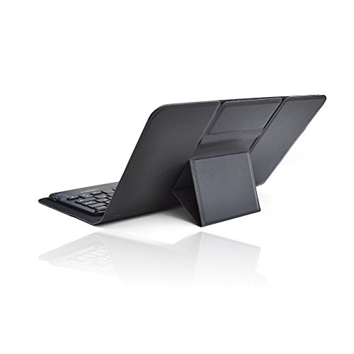 LEDELI Bluetooth Wireless QWERTZ deutsche Tastatur Keyboard mit Schutzhülle Case Cover Tasche Hülle Etui für iPad (für iPad mini 1 2 3 4) - 5
