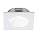 Produktbild EGLO ZARATE LED Wandeinbaulampe 170lm 80x80mm weiß Einbautiefe 40mm