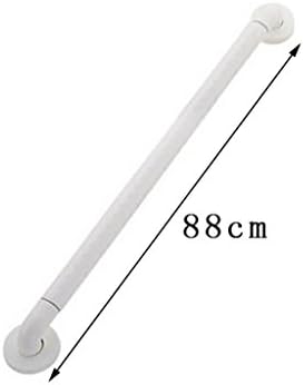 Pool Handrails Accessible Toilet Armrest Toilet Safety Handrail Toilet Auxiliary Handrail Stainless Steel Anti-skid Toilet Handrail Safety Products ( Color : White , Size : 88cm )