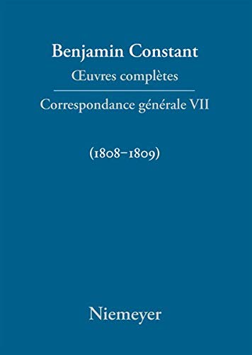 Correspondance Generale 1808–1809 en ligne