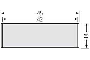 RENZ Seko Namenschildabdeckung 97-9-82042