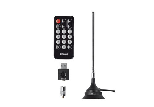 Trust Mini DVB-T USB-Stick mit Antenne und Fernbedienung für notebook - 4