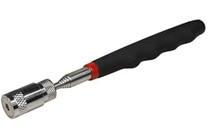 MC POWER McPower Herramienta de Recogida con Imán y LED, Extensible 19-80cm, Capacidad de Carga 3,6kg, Clip Práctico, Ideal para Lugares de Difícil Acceso