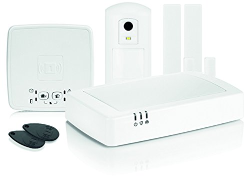 Honeywell Home HS912S Pack Alarme sans Fil connecté avec détecteur de Mouvement à Prise de Photos evohome Security, Blanc