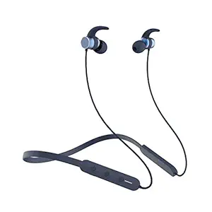 Wireless Earphones Headphones for Sony Xperia Z3 Tablet Original Sports Bluetooth Wireless Earphone with Deep Bass and Neckband Hands-Free Calling inbuilt Mic Headphones with Long Battery Life and Flexible Headset (BT-261, Black)