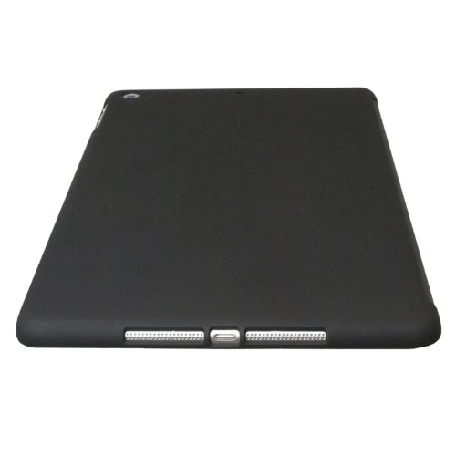 Khomo iPad Air 1 Hülle Case Schwarze Schwarzes Gehäuse mit doppelten Schutz ultra dünn und leicht, Smart Cover – Dual Black - 8
