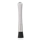 IJeilo Boisson en Acier Inoxydable Cocktail Muddler Muddler Barre d'outils for Service de Cuisine,Peu Importe la Fin est Parfaite ou Pas