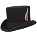 Produktbild Unisex Wollfilz Top Hüte Derby Magier Hut für Cosplay Party