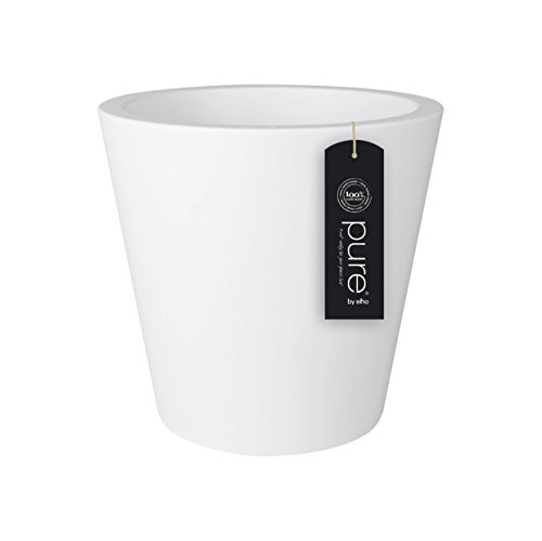 elho Pure Straight Round Pflanzgefäß 50cm - Weiss