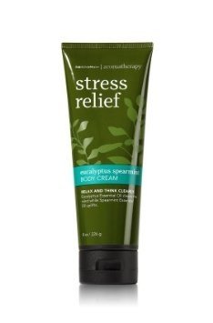 Bath & Body Works Aromatherapy Stress Relief Eucalyptus Spearmint Body Cream 8 oz / 226 g