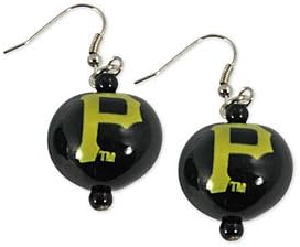 MLB Pittsburgh Pirates Go Nuts Kukui Nut Earrings