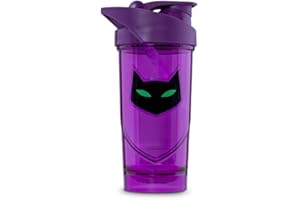 Shieldmixer Hero Pro Classic Shaker for Whey Protein Shakes and Pre Workout, BPA Free, 700 ml, Catwoman
