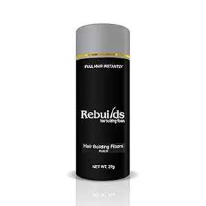 Rebuilds Hair Fibers, Black, 27g