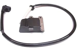 PARTSRUN Ignition Coil Module + Spark Plug for Husqvarna 502846401 Fits 150BT 350BT 350BF Backpack Blowers RML DO-2,ZF366-1-XHHS