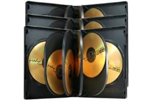 Prodye Boitiers 12 DVD Noir - 10 pièces