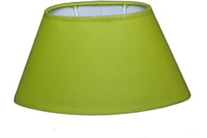 ‎DIRK DAVIDS LEUCHTEN GMBH Dirk Davids Leuchten GmbH Lampenschirm Oval für Tischlampe Chintz Lime Grün Tischleuchte Wandleuchte