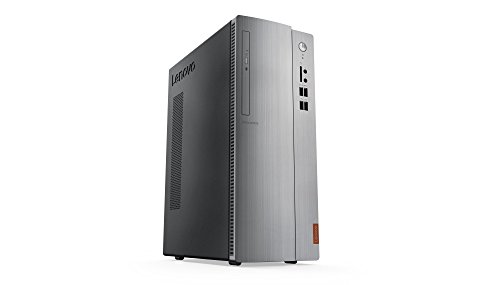 Lenovo ideacentre 510 Desktop PC (Intel Core i5-7400 Quad-Core, 8GB RAM, 1TB HDD, DVD-Brenner, NVIDIA GeForce GT730 2GB, Windows 10 Home) silber - 3