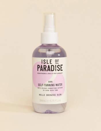 Isle of Paradise - Agua de auto bronceado (200 ml), color oscuro
