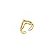 Crochita Medussa Golden Adjustable Midi Ring RS.250.00