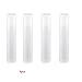 Produktbild Minzhi 4pcs Frauen-Mädchen-Transparent Leere Plastik Roll-on-Flaschen Essential Oil Roller Ball mit Cap