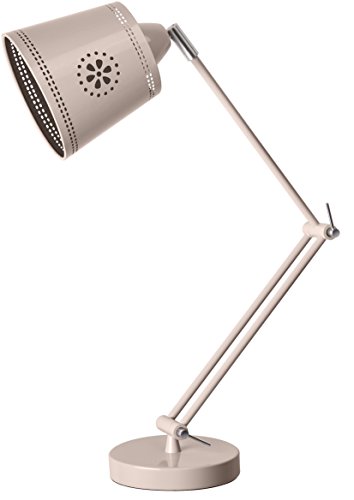 Preisvergleich Produktbild lief! Doppelt schwenkbare Tischleuchte / Schreibtischleuchte Flower im Landhaus Stil, Metallschirm LF12024