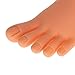Anself Practice Foot Model Flexible Movable Soft Fake Foot Tool for Nail Art Train