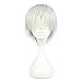 Coaplay Tokyo Ghoul Anime White Wig Jin Muyan + Free Wig Cap + Wig Cap