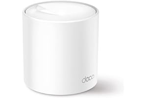 TP-Link Deco X60(1-pack) Nuova Versione AX5400Mbps Mesh Router Wi-Fi 6, Router e Ripetitore, 160MHz, Ideale Per Case Grandi, Compatibile con Amazon Alexa, 2 Porte Gigabit