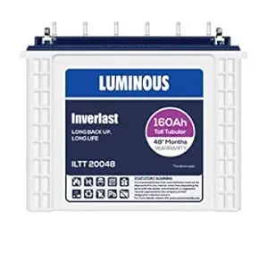 Luminous Tubular Inverlast 160ah ILTT20048 Tall Battery for Home