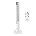 Produktbild oneConcept • Hightower WH • Säulenventilator • Standventilator • Turmventilator • mit Fernbedienung • 50 Watt • Timer • 3 Geschwindigkeiten • 3 Ventilationsmodi • Schwenkfunktion • LCD-Display • Innenraumtemperaturanzeige • Turmbauweise • weiß