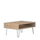 Symbiosis 2394A1000X00 AERO Table Basse Panneaux De Particules Mélamines Chêne Naturel 89 x 67 x 42,2 cm