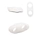 1 Pair Little Toes Separator Valgus Corrector Straightener Orthosis Toe Protectors for Bunions Treatment